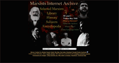 Desktop Screenshot of marxists.architexturez.net